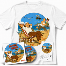 Load image into Gallery viewer, SUMMER SIZZLE T-SHIRT/CD/POSTCARD BUNDLE