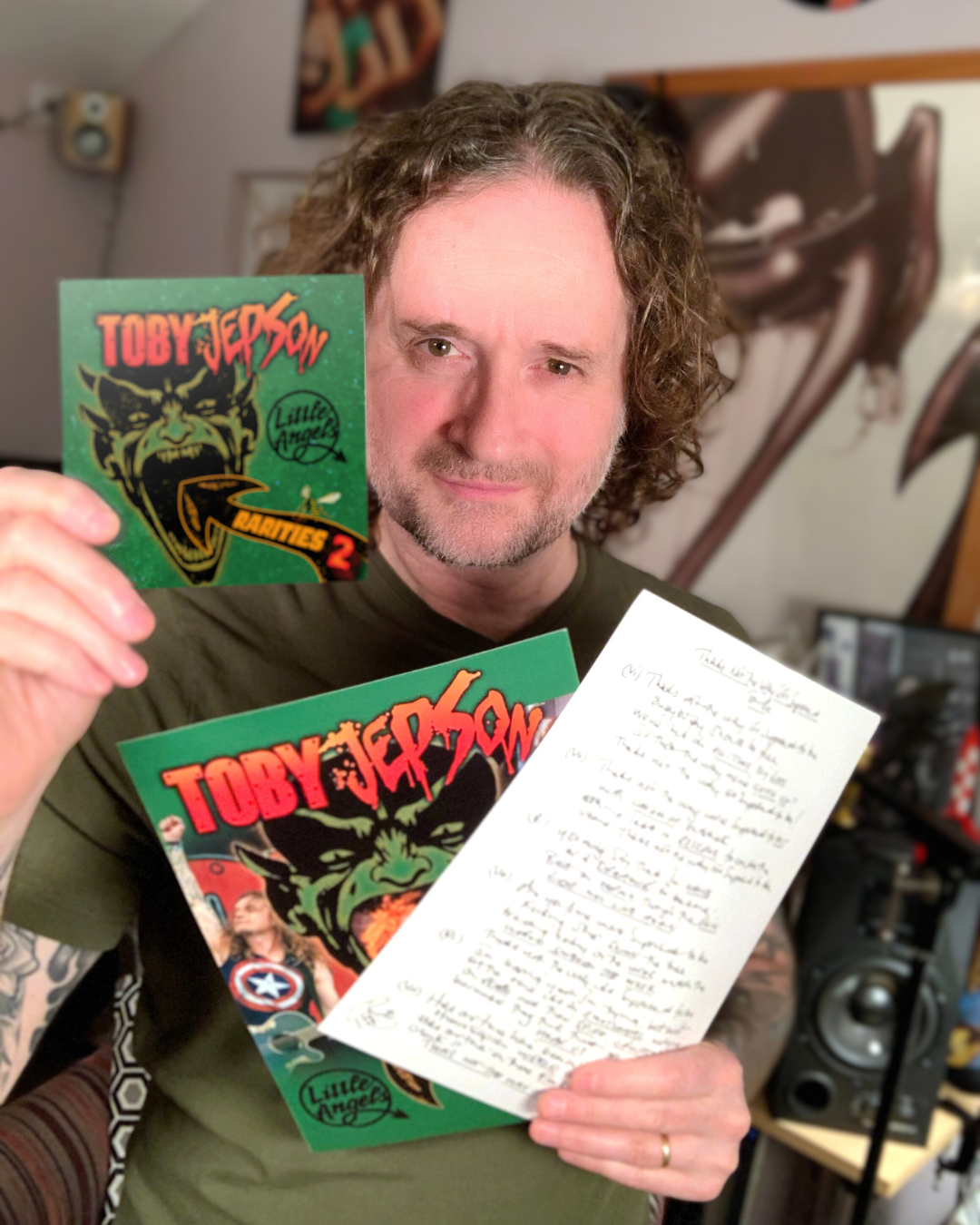 Toby Jepson's Little Angels Rarities vol.2 CD/A4 Poster (Signed CD - L ...