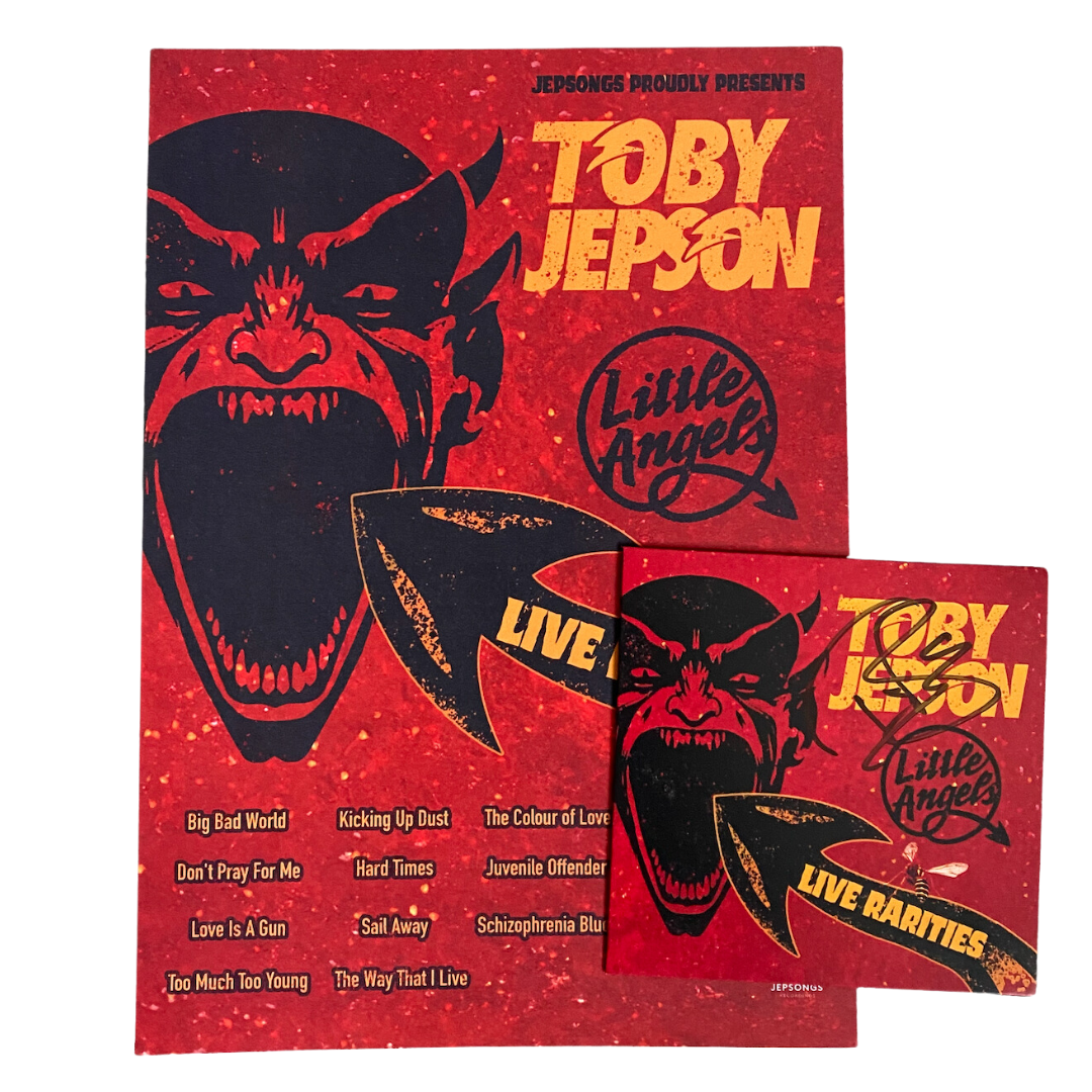 Toby Jepson's Little Angels Live Rarities vol.1 (SIGNED CD + A4 Poster ...