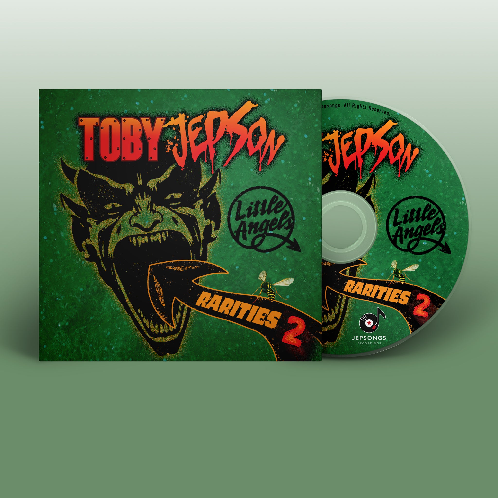 Toby Jepson's Little Angels Rarities vol.2 (SIGNED CD/A4 Poster/Lyric ...